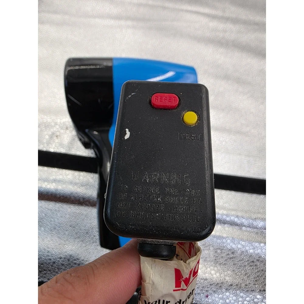 Crazy Dog Twin Turbo Professional Pet Grooming Hair Dryer Blue Dual Motor O2